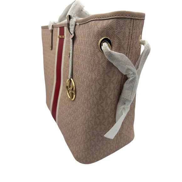 NWT - Michael Kors “MK” - Jet Set Travel - Ballet Lg Drawstring Tote / purse - Picture 3 of 8